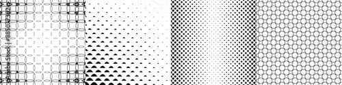 Black and white pattern collection