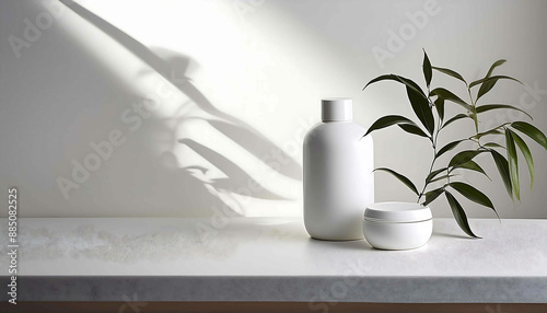 The image depicts a variety of vases adorned with flowers  showcasing a collection of beauty and cosmetic products in elegant containers
