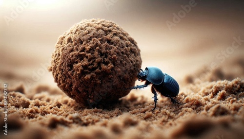 Dung beetle photo