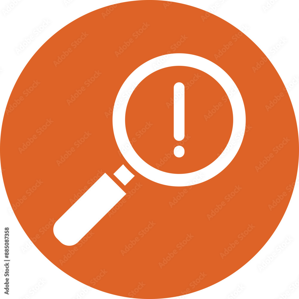 Problem solving glyph circle icon Problem solving glyph circle icon
