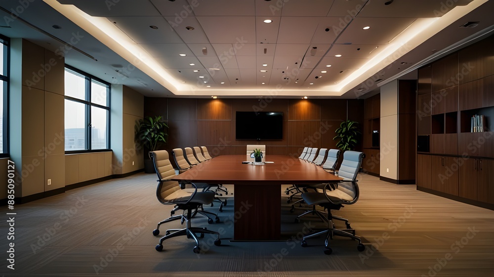 Empty conference room Empty conference room