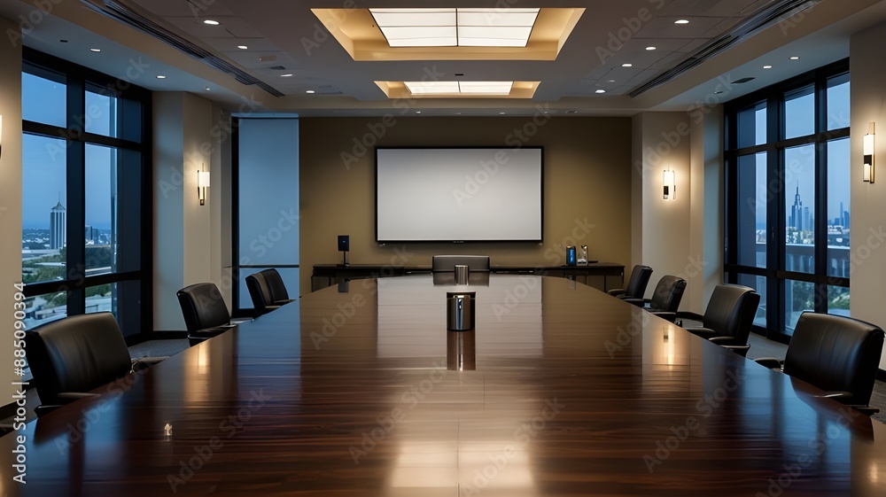Empty conference room Empty conference room