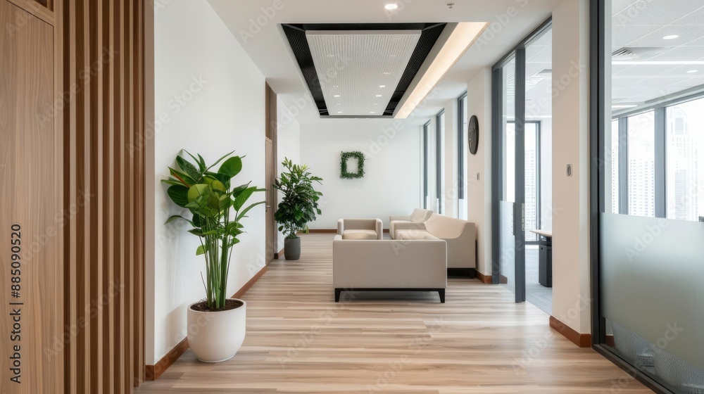Fototapeta premium Office Rental Facility