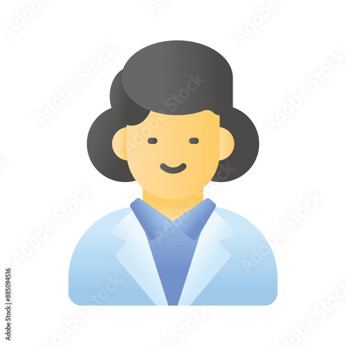 Get this amazing icon of pharmacist, ready to use vector