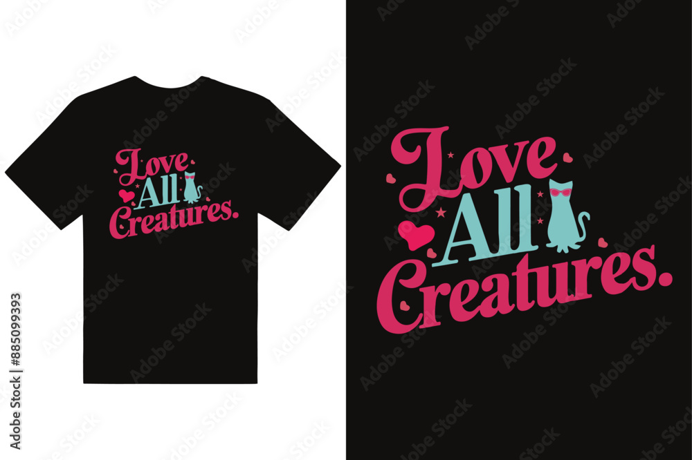 Fototapeta premium World animal day design for t shirt and others.