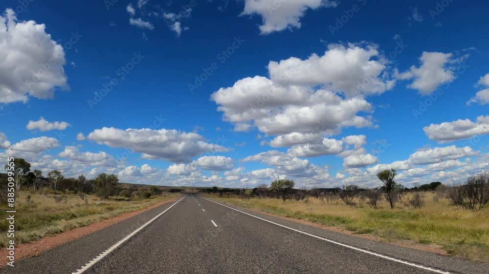 POV of driving trip through Northern Territory of Australia, near Barrow Creek POV of driving trip through Northern Territory of Australia, near Barrow Creek