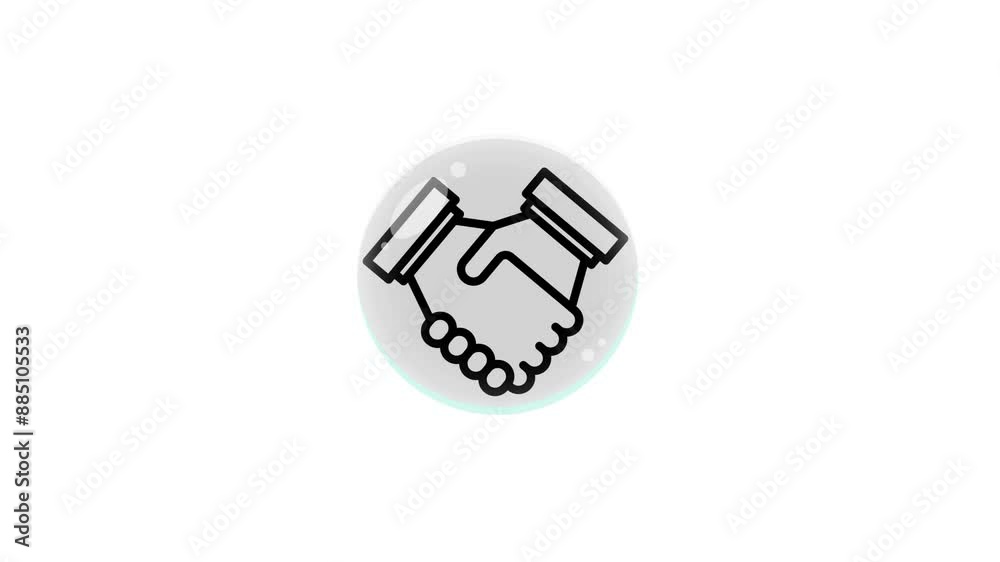 illustration of shaking hands illustration of shaking hands