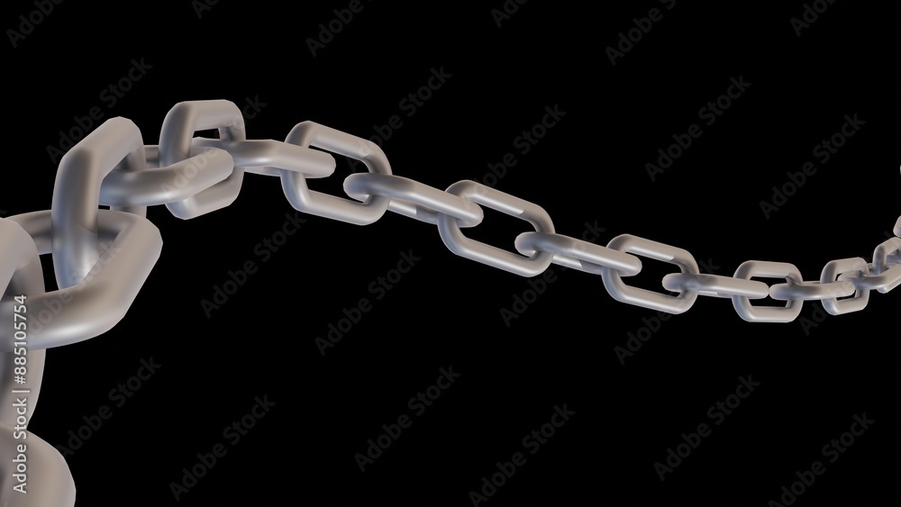 Chains on a black background. Chains on a black background.