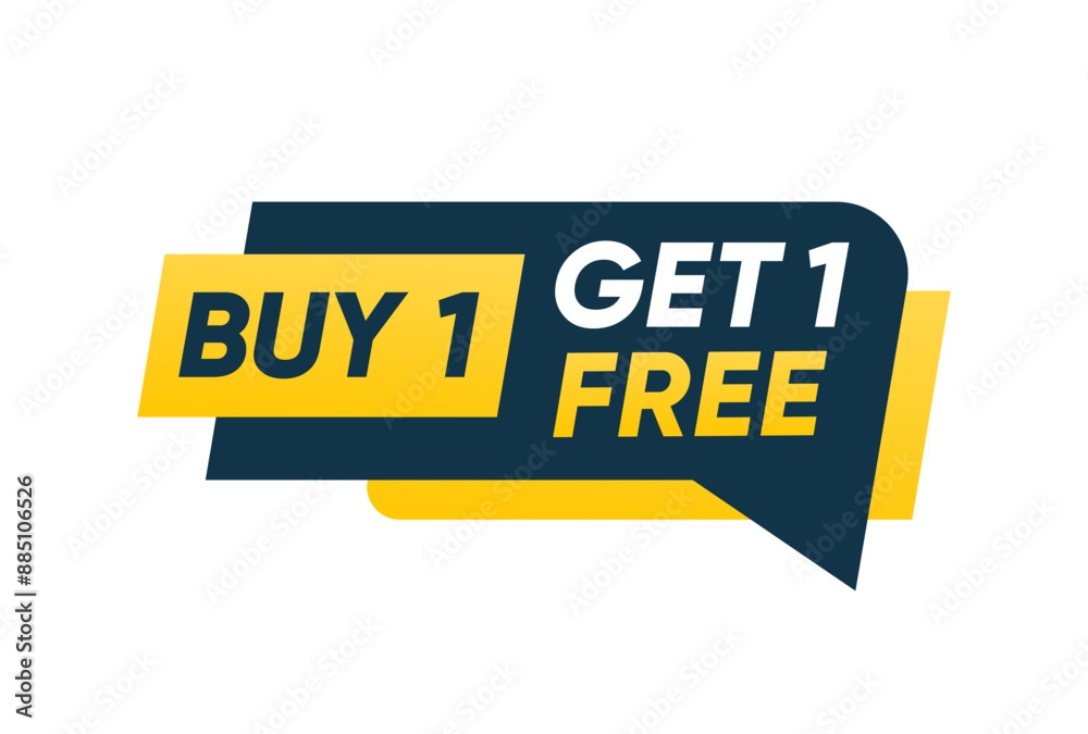 Buy one get one free Banner sign vector template Buy one get one free Banner sign vector template