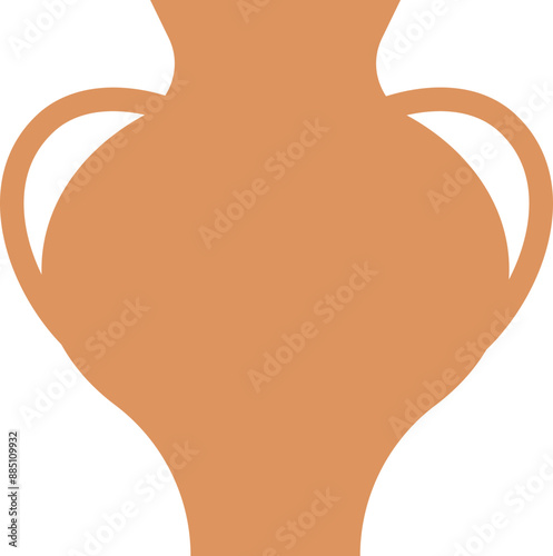 Modern Nordic style vase logo