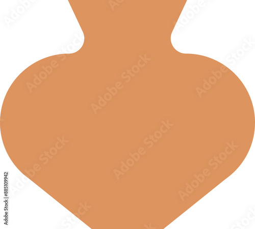 Modern Nordic style vase logo