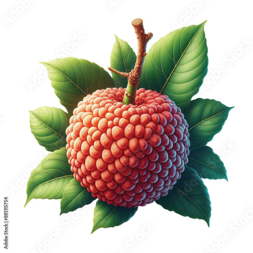 Litchi fruits vector