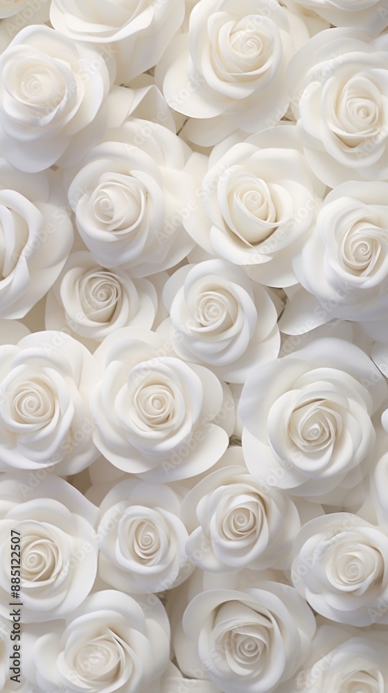 White roses bas relief pattern flower petal plant. White roses bas relief pattern flower petal plant.