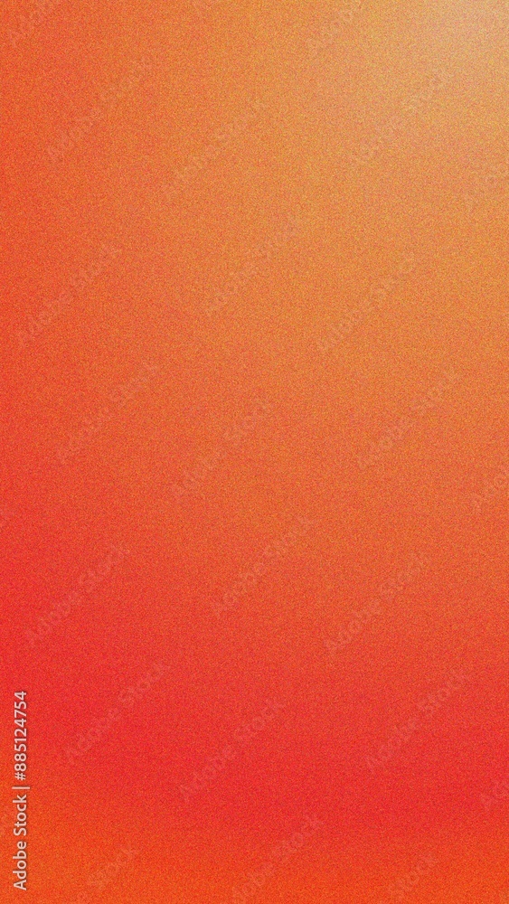 Fototapeta premium Orange grainy gradient background noise texture poster backdrop banner design, copy space