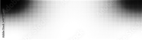 Wave halftone pattern. Halftone dots background. Vector