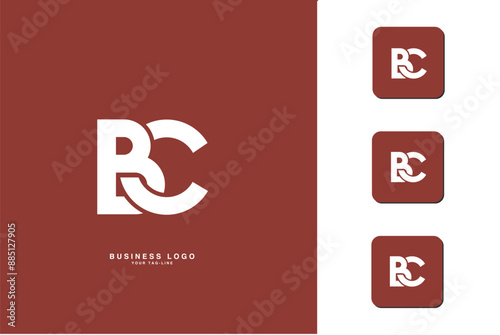 BC, CB, B, C, Abstract Letters Logo Monogram