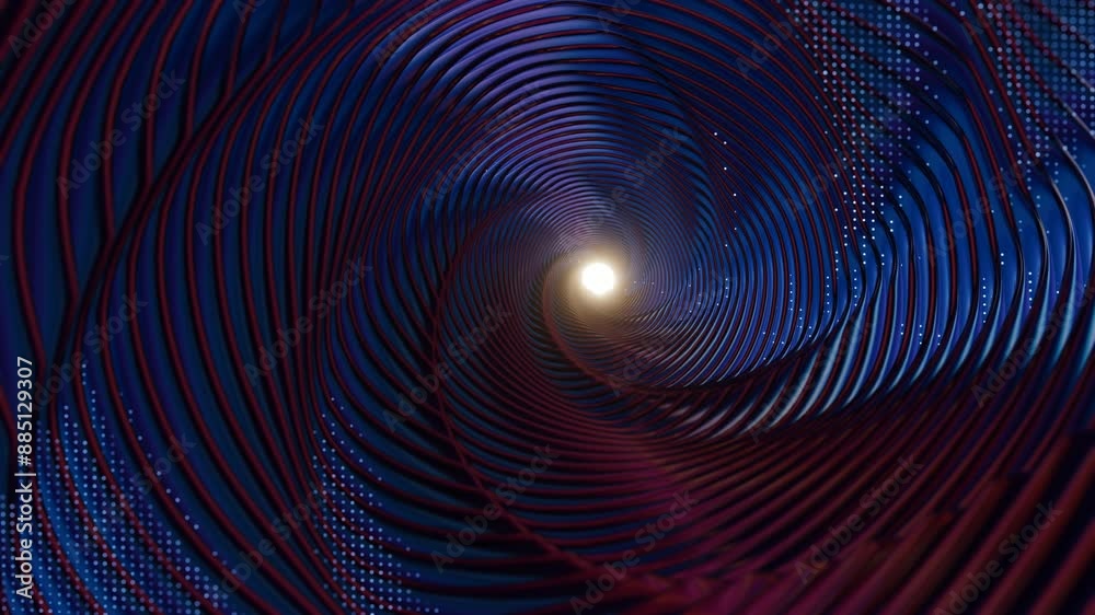 Abstract Spiral Tunnel with Neon Lights and Dynamic Curves
Abstract Spiral Tunnel with Neon Lights and Dynamic Curves