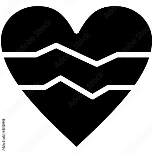 Heart vector icon illustration of Lifestyles iconset.