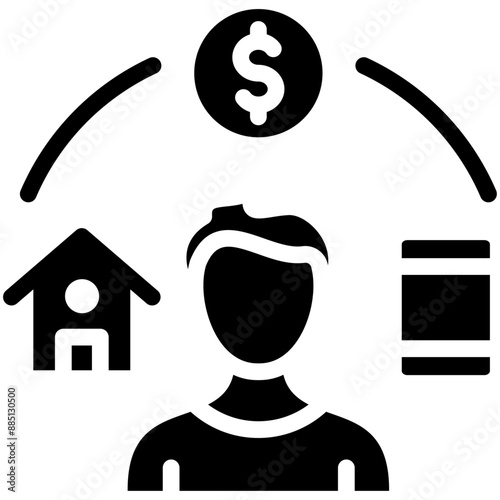 Expectation vector icon illustration of Lifestyles iconset.