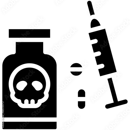 Drug Use vector icon illustration of Lifestyles iconset.