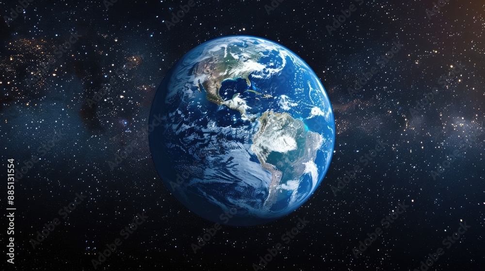 Planet earth view from space Planet earth view from space