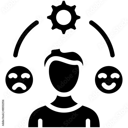 Behavior vector icon illustration of Lifestyles iconset.