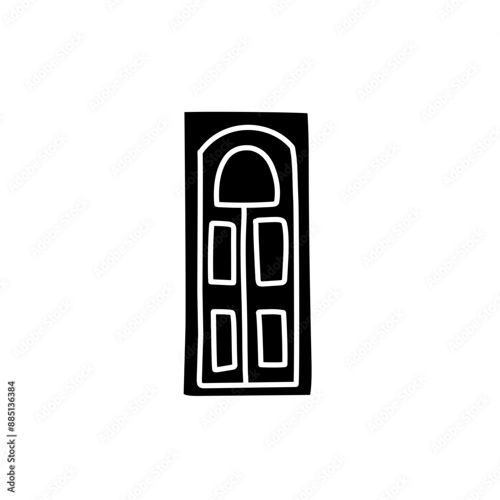 door silhouette icon door silhouette icon
