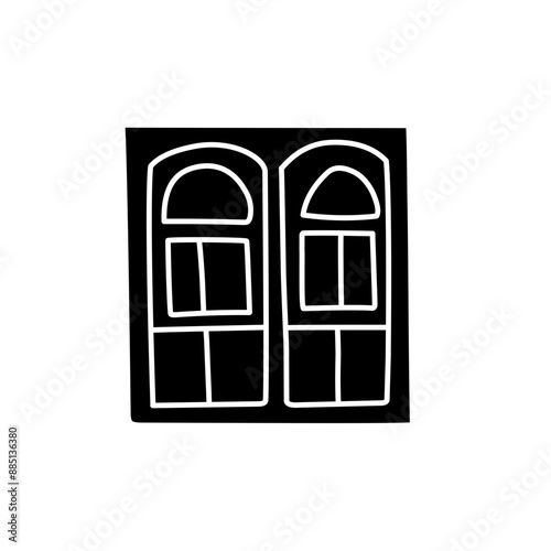 door silhouette icon