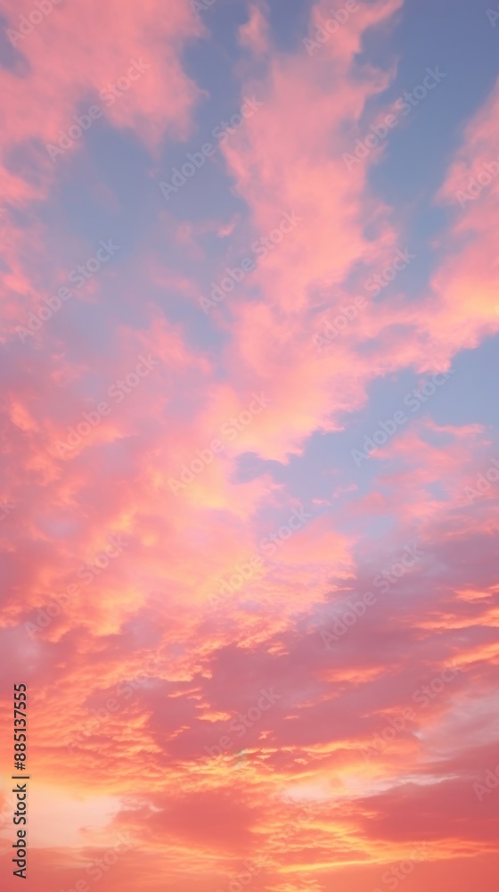 Fototapeta premium Sunset sky landscape outdoors horizon.