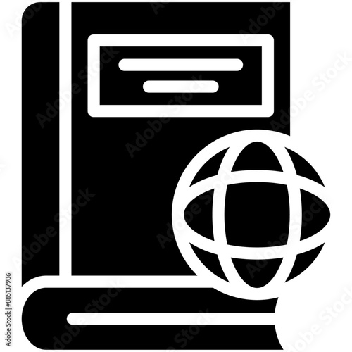 Encyclopedia vector icon illustration of Literature iconset.