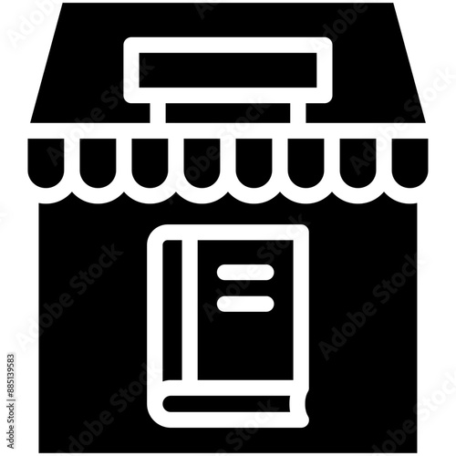 Book Store vector icon illustration of Literature iconset.