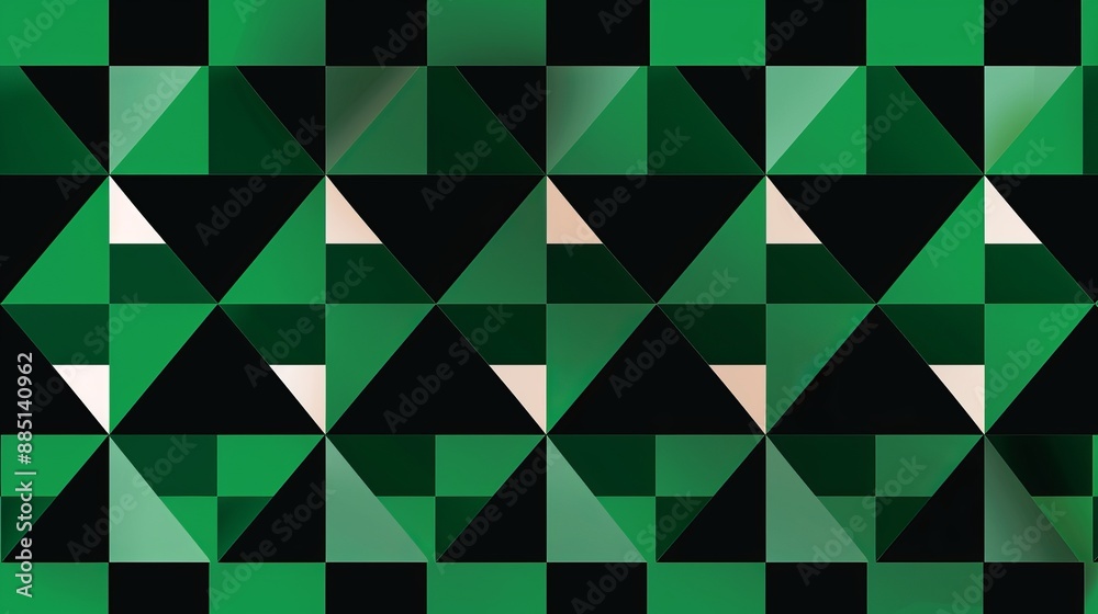 Abstract seamless pattern of a chessboard with black and green squares.
Abstract seamless pattern of a chessboard with black and green squares.