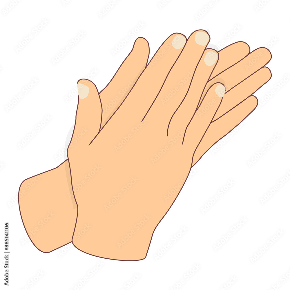 Human hands clapping. People crowd applaud to congratulate success job. Hand thumbs up. Business team cheering and ovation vector concept isolated on transparent background. Human hands clapping. People crowd applaud to congratulate success job. Hand thumbs up. Business team cheering and ovation vector concept isolated on transparent background.