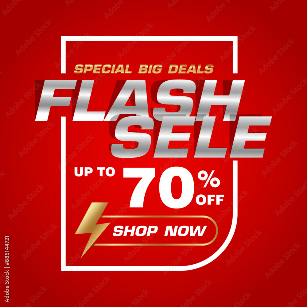 Sale discount banner template promotion for decoration