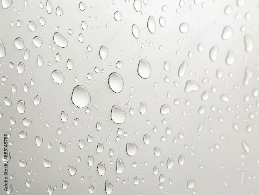 Drops of water on a color background. Gray. Shallow DOF. Drops of water on a color background. Gray. Shallow DOF.
