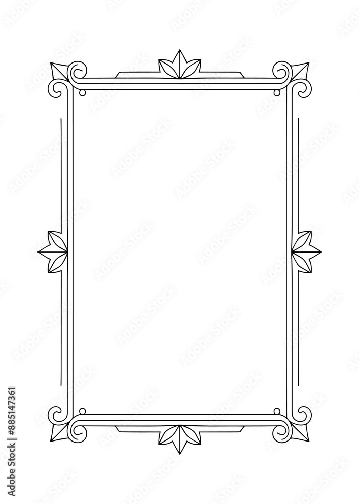 シンプルなフレーム