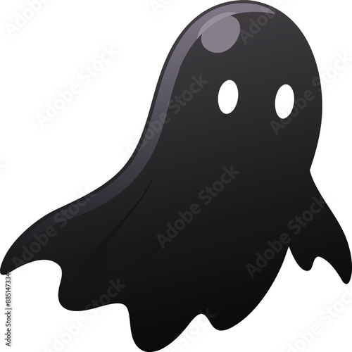Spooky Ghost Haunts the Night. 