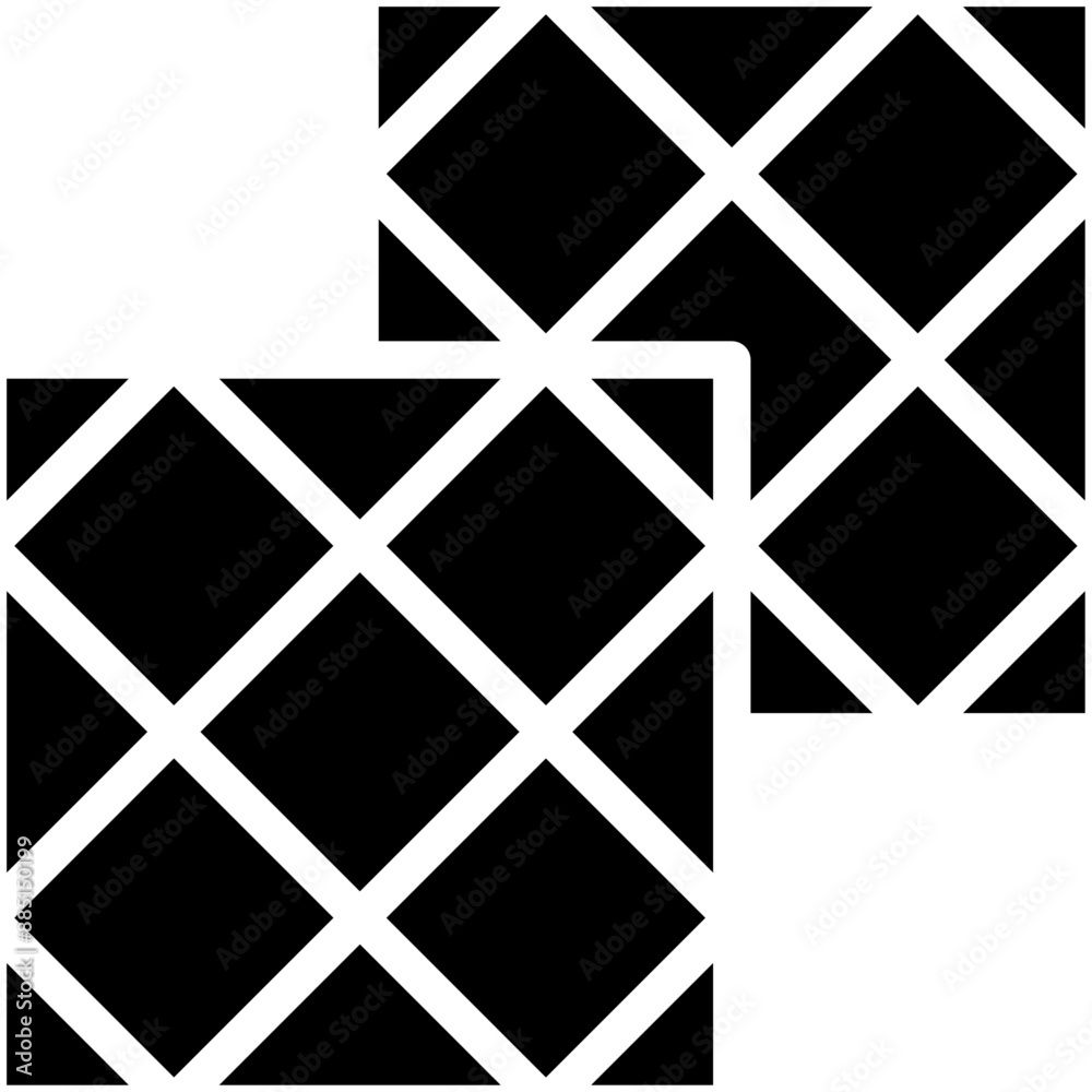 Floor Tiles vector icon illustration of Home Improvements iconset. Floor Tiles vector icon illustration of Home Improvements iconset.