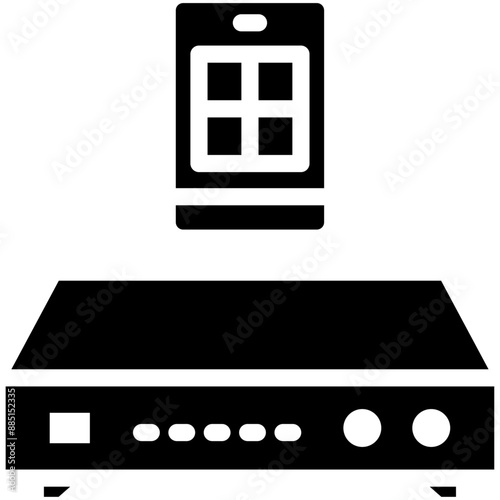 DVR vector icon illustration of Mobile UI & UX iconset.