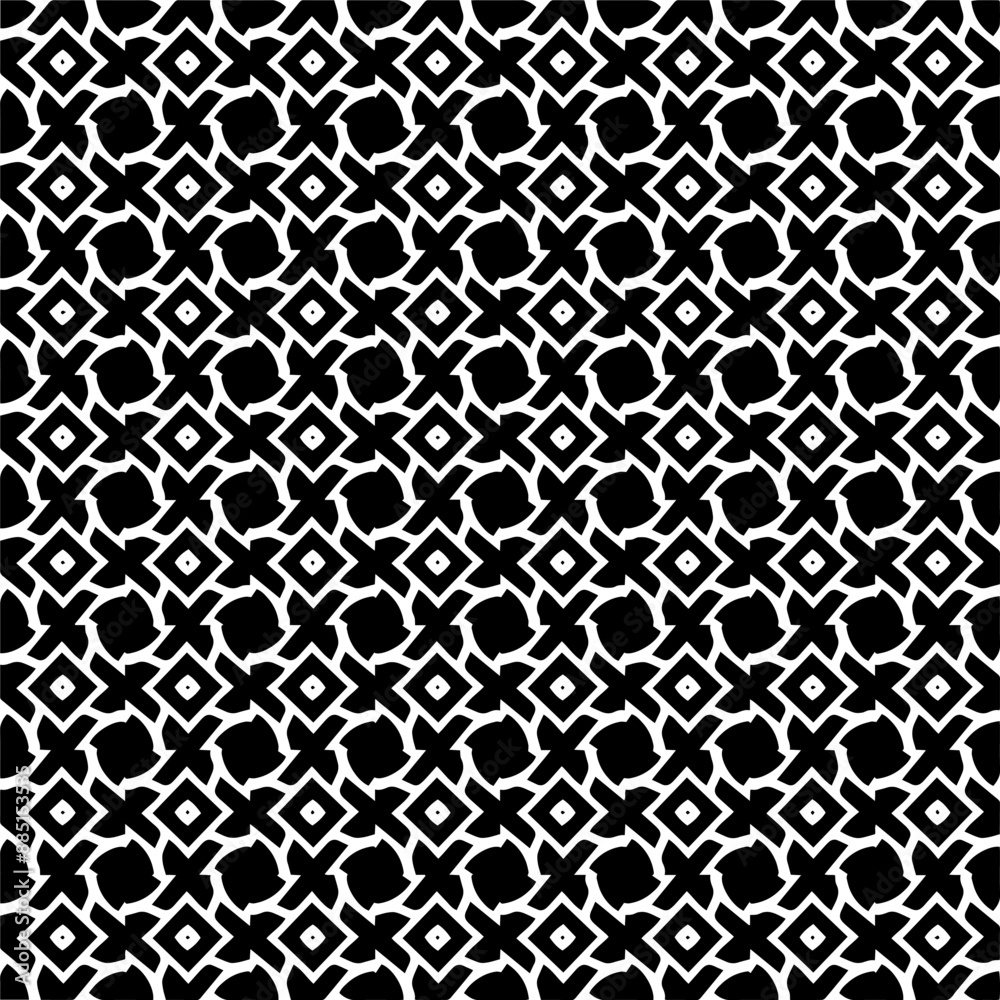 Abstract black figures on a whire background. Seamless texture for fashion, textile design, on wall paper, wrapping paper, fabrics and home decor. Simple repeat pattern. Abstract black figures on a whire background. Seamless texture for fashion, textile design, on wall paper, wrapping paper, fabrics and home decor. Simple repeat pattern.