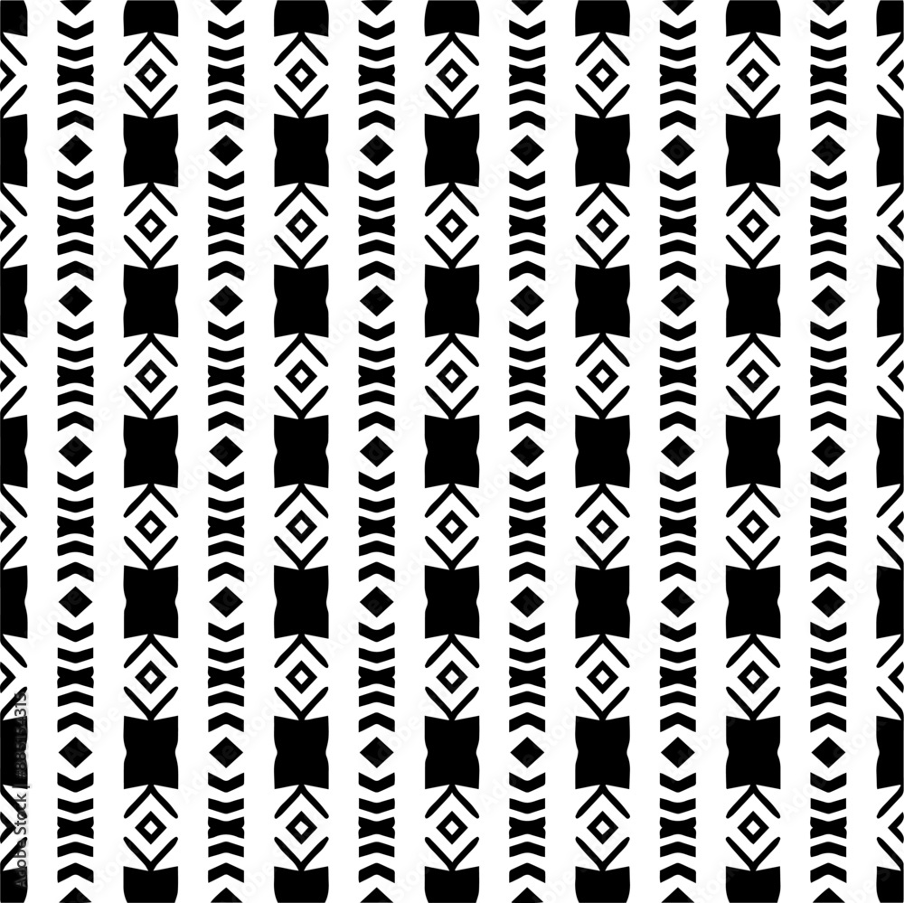 Abstract black figures on a whire background. Seamless texture for fashion, textile design, on wall paper, wrapping paper, fabrics and home decor. Simple repeat pattern. Abstract black figures on a whire background. Seamless texture for fashion, textile design, on wall paper, wrapping paper, fabrics and home decor. Simple repeat pattern.