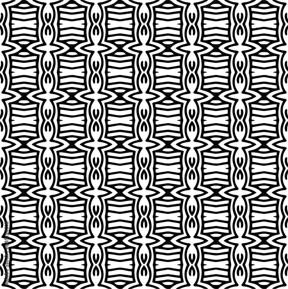 Abstract black figures on a whire background. Seamless texture for fashion, textile design, on wall paper, wrapping paper, fabrics and home decor. Simple repeat pattern. Abstract black figures on a whire background. Seamless texture for fashion, textile design, on wall paper, wrapping paper, fabrics and home decor. Simple repeat pattern.