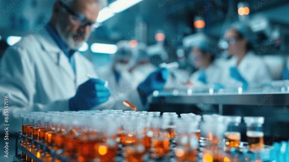 Compliance and efficiency in strain research selective focus, focus on research protocols, futuristic, manipulation, compliance lab backdrop Compliance and efficiency in strain research selective focus, focus on research protocols, futuristic, manipulation, compliance lab backdrop