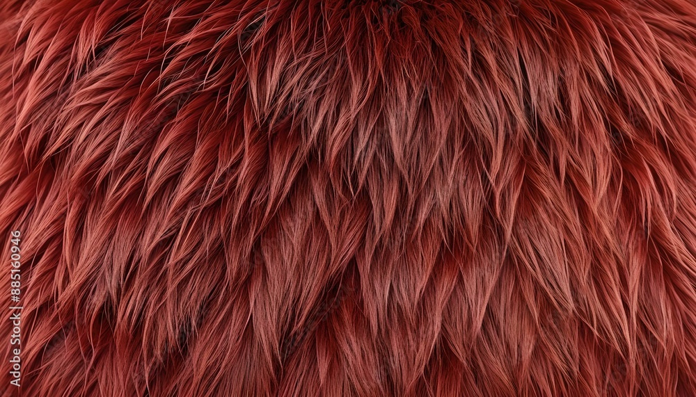 Fototapeta premium red fur texture background