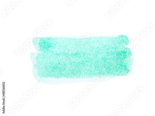 Watercolor abstract pained with gradient green color background. Concepts for poster, wallpaper, card, book cover, packaging. Design element for decoration. isolated green watercolor..