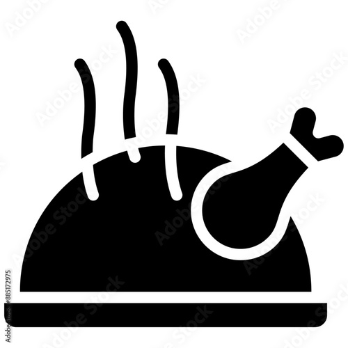 Turkey vector icon illustration of Party and Celebration iconset.