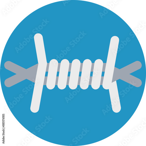 Rope vector  Icon with isolated background in Rounded style

