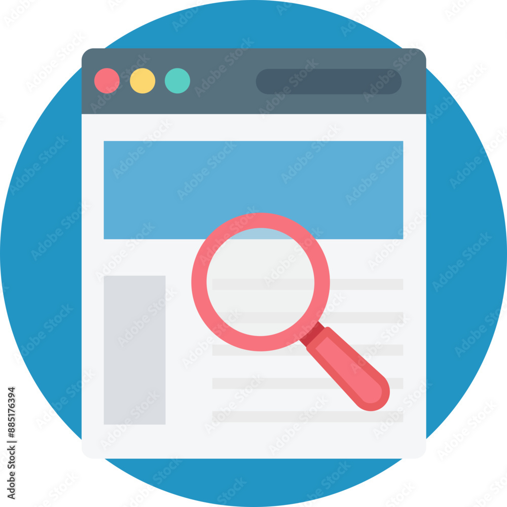 Web Search vector Icon with isolated background in Rounded style
Web Search vector Icon with isolated background in Rounded style