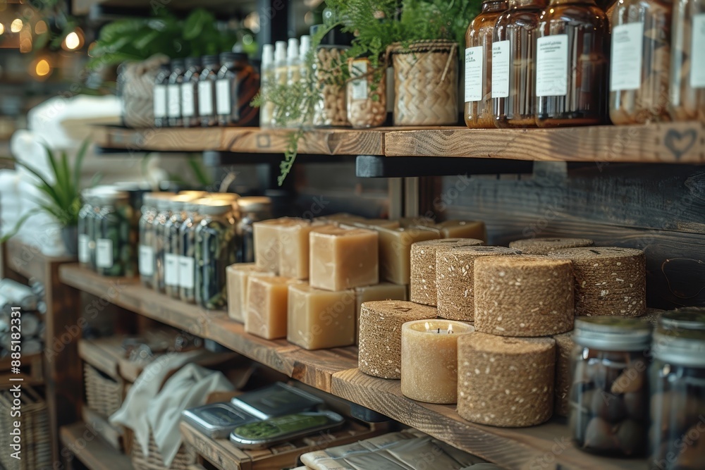 An eco-friendly store selling products with minimal packaging and reusable alternatives. An eco-friendly store selling products with minimal packaging and reusable alternatives.