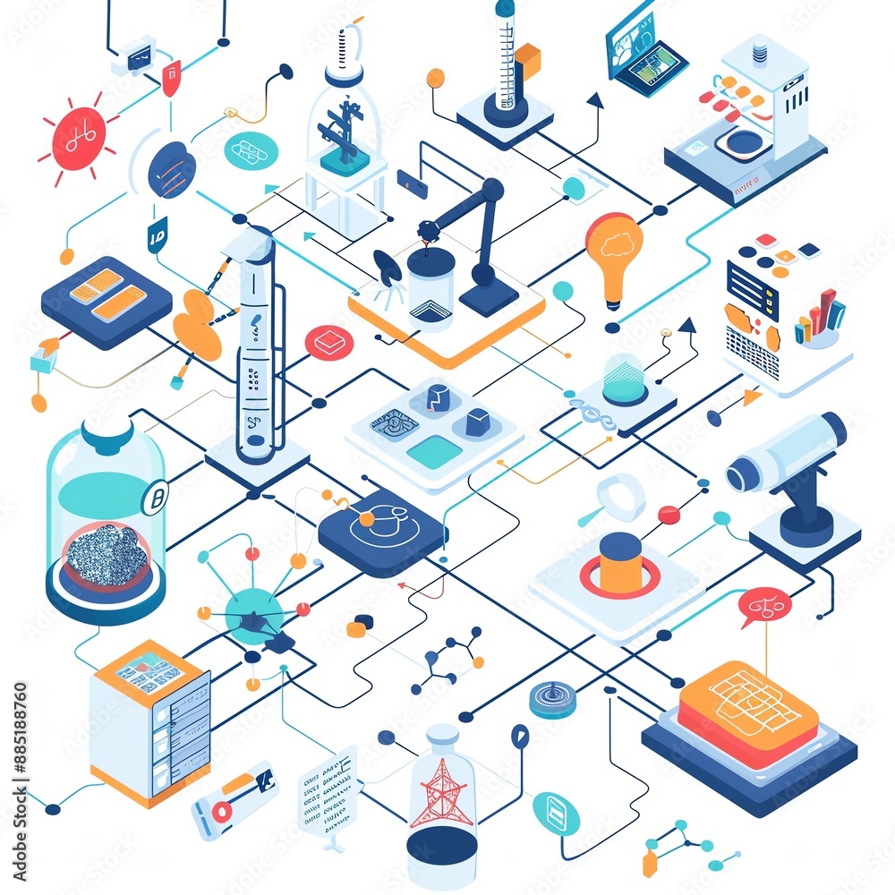 An abstract representation of virtual labs An abstract representation of virtual labs